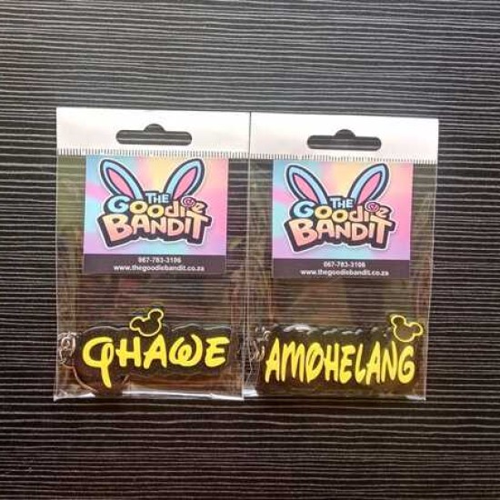 Personalised Kids Cartoon Keychain