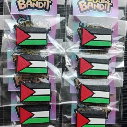 Palestinian Flag Keychain